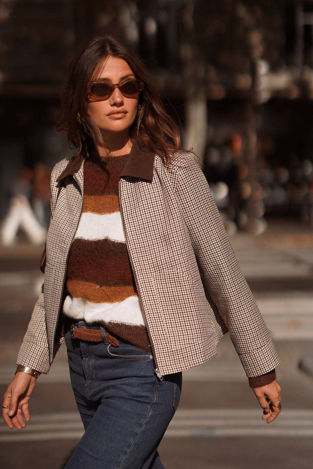 Sasha jacket: check