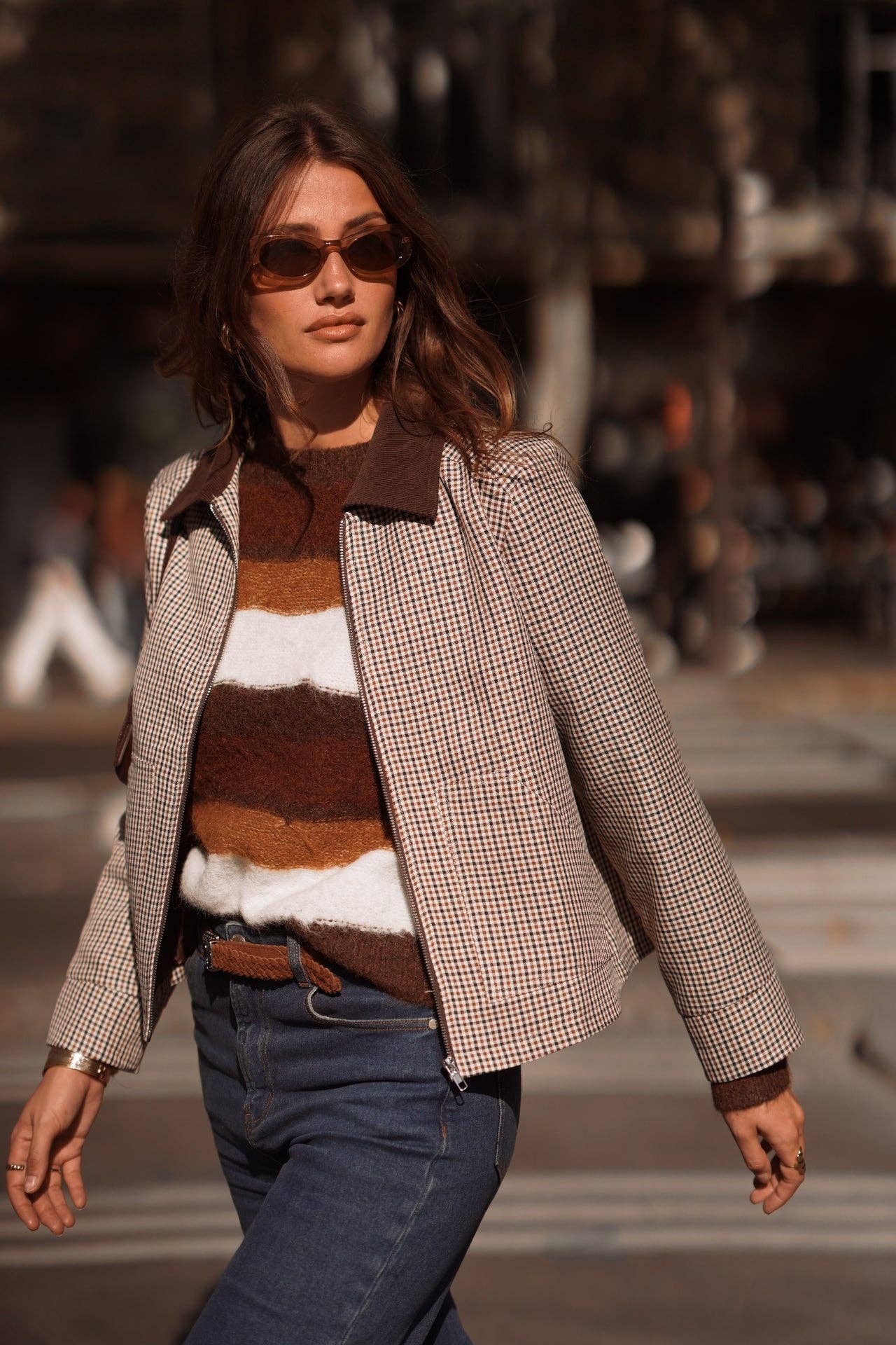 Sasha jacket: check