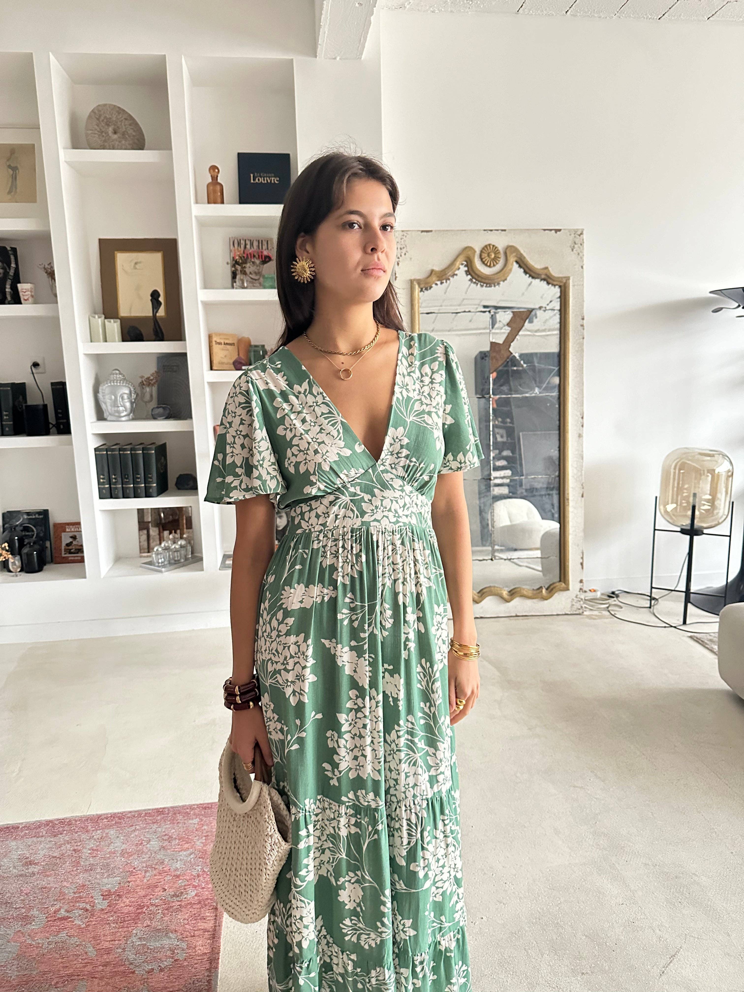 Alia dress: Green