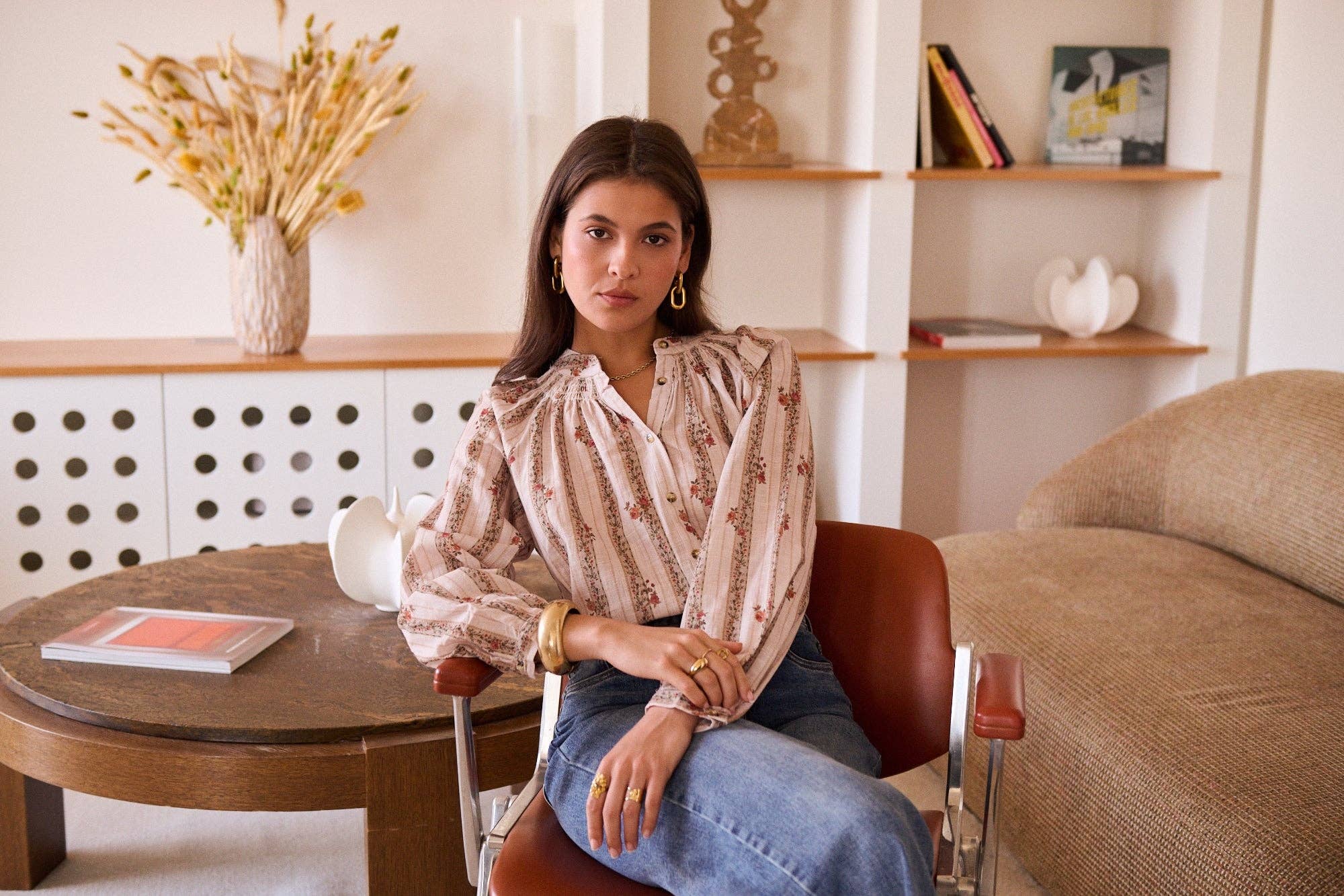 Héloïse Blouse: Taupe
