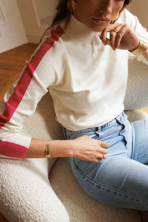 Armelle sweater: Cream