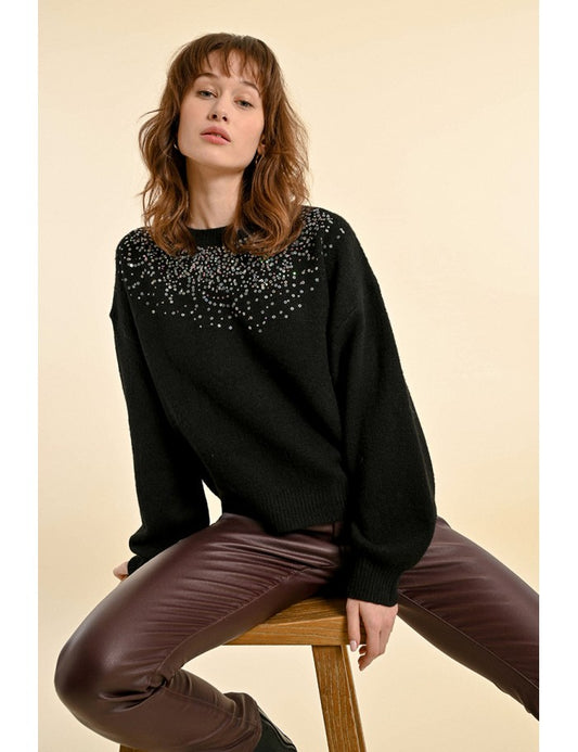 Sequin sweater