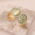 Edna bangle: green