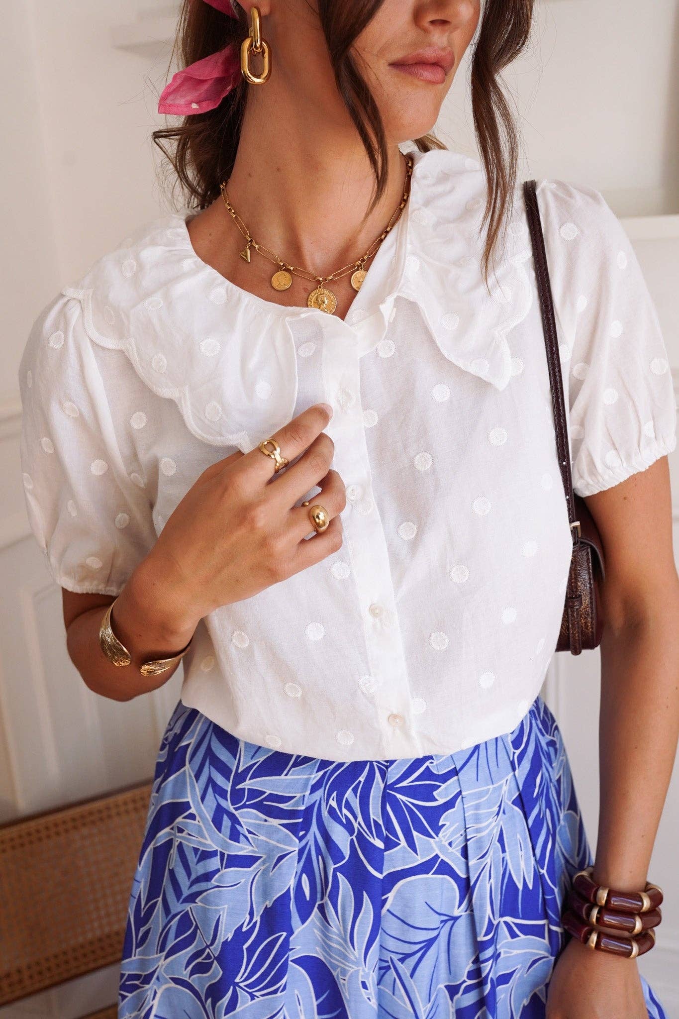 Jassor blouse: White