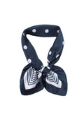 Small square, silk-touch: Navy