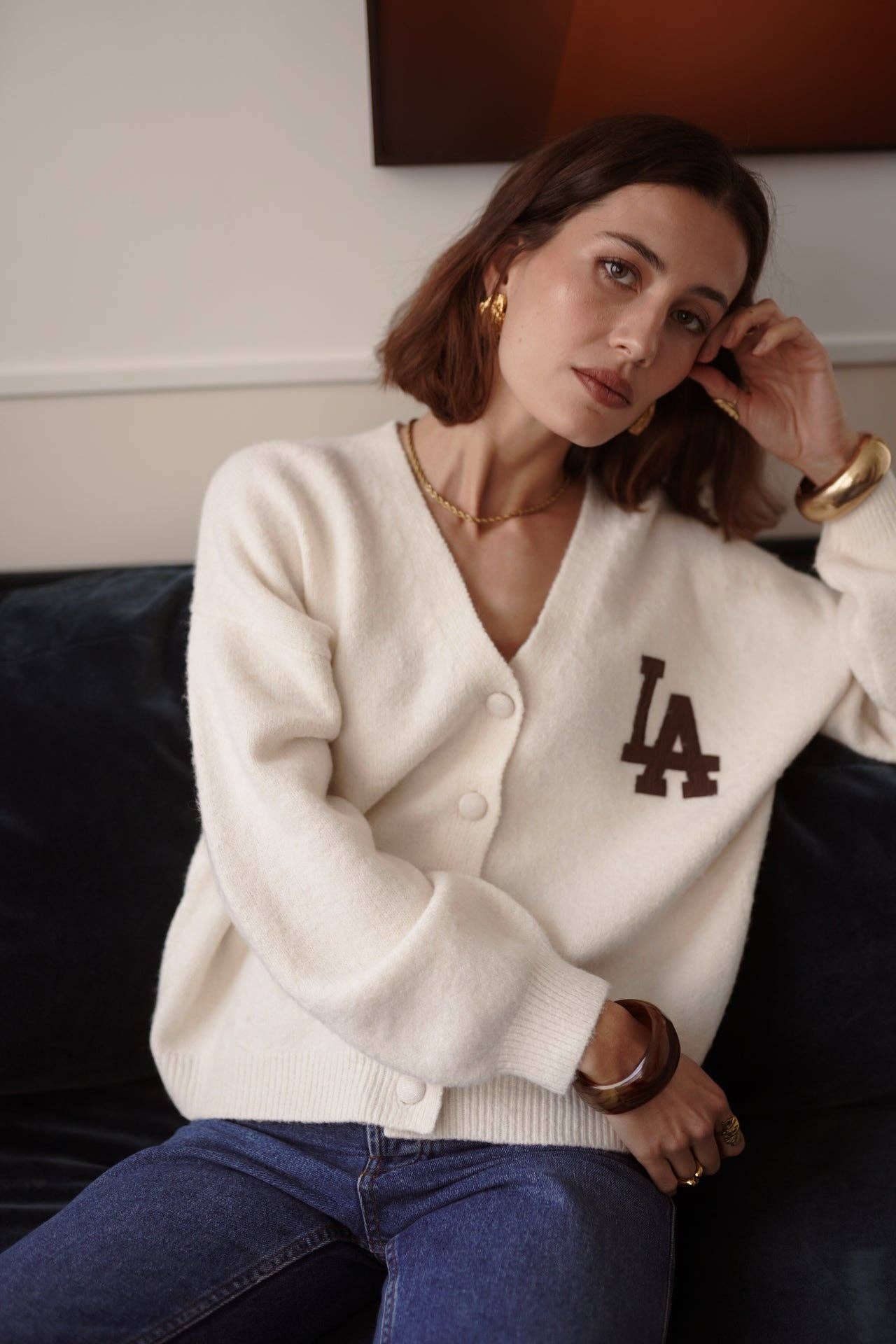 Liza cardigan: Beige