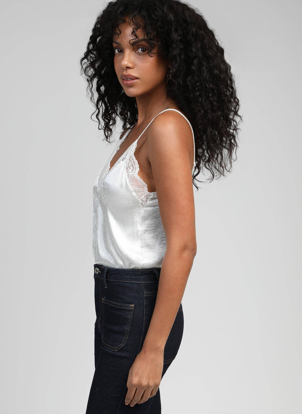 ADELOU TANK TOP white