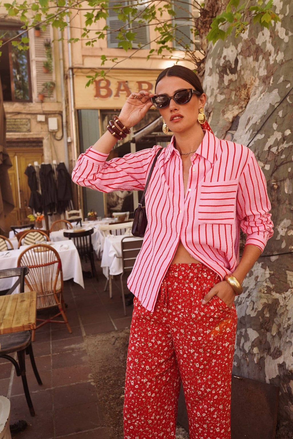 Vellum shirt Rose