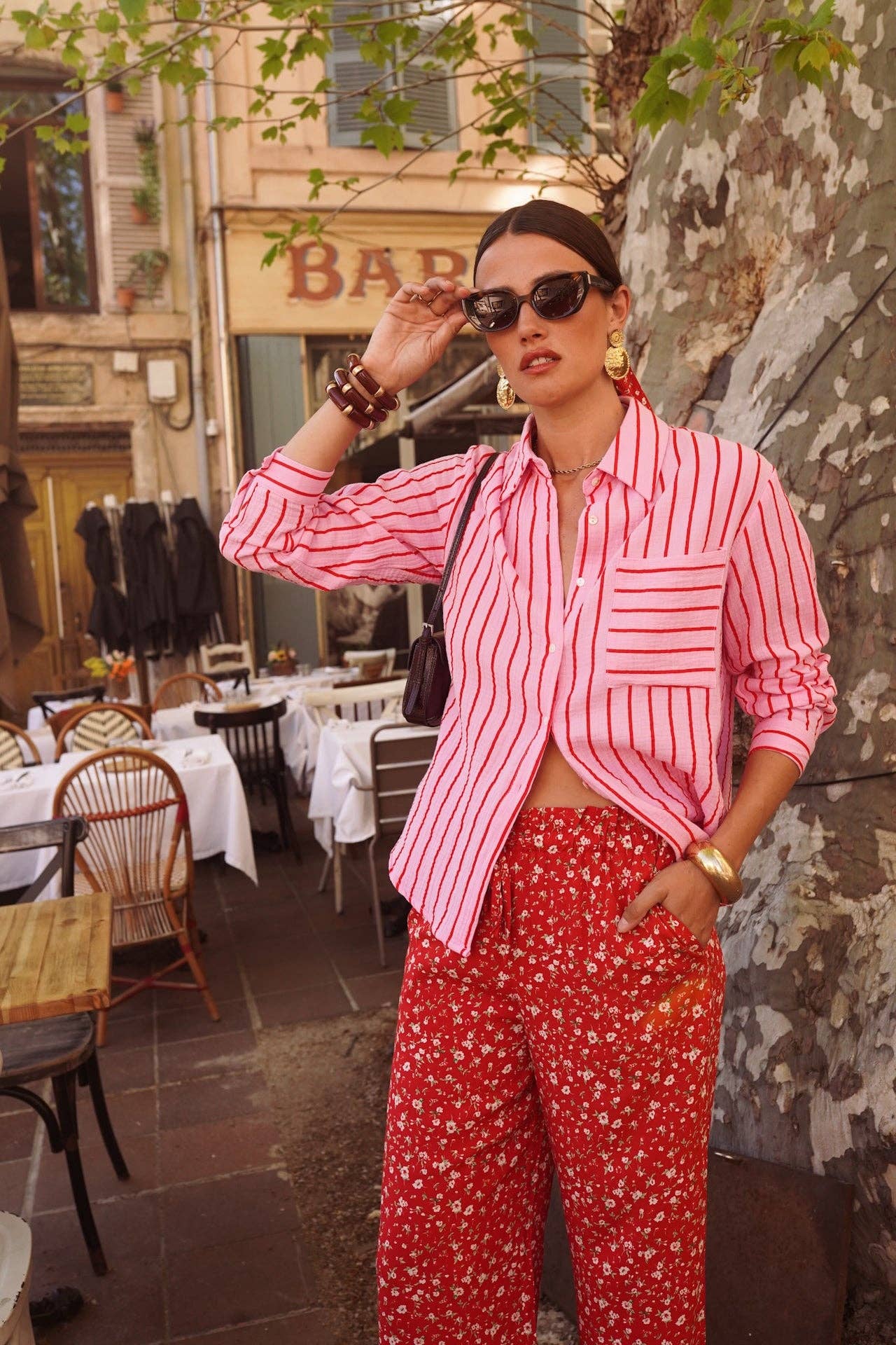 Vellum shirt Rose