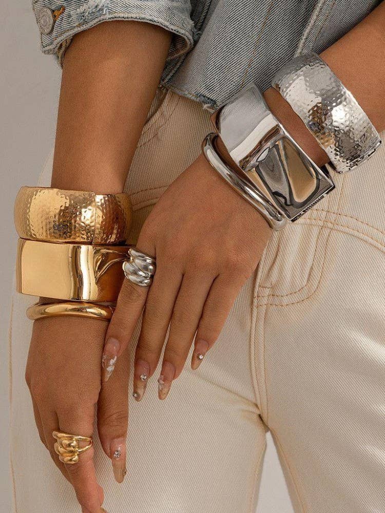 CUBE BRACELET : Gold