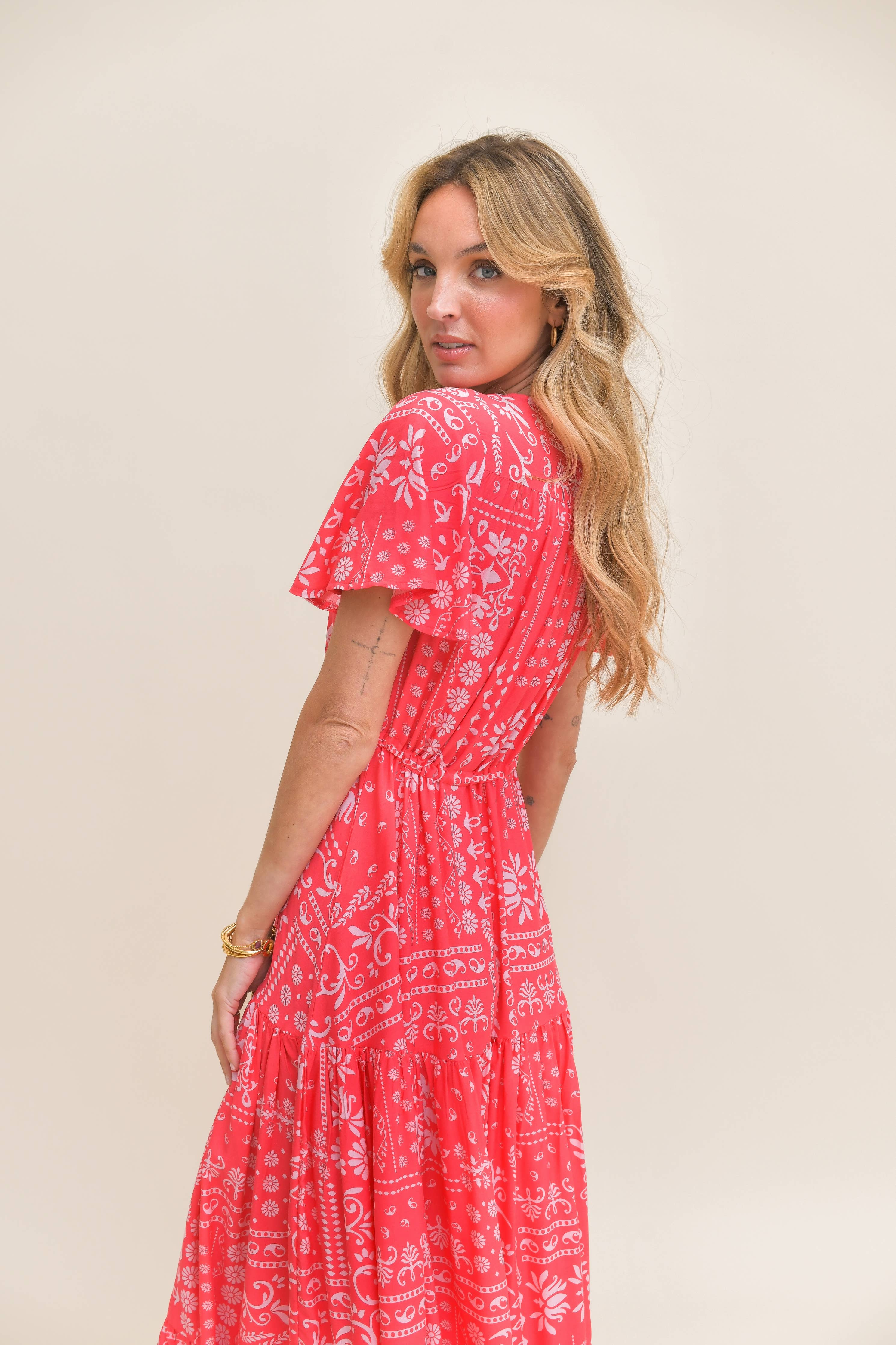 HIBISCA PRINT ALISSIA MAXI