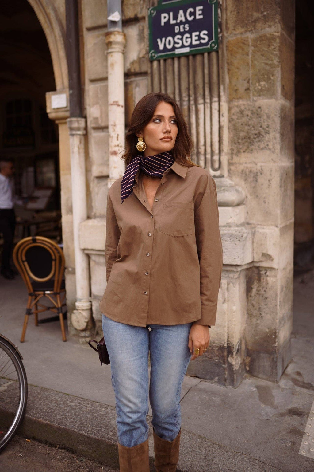 Abi shirt: Camel