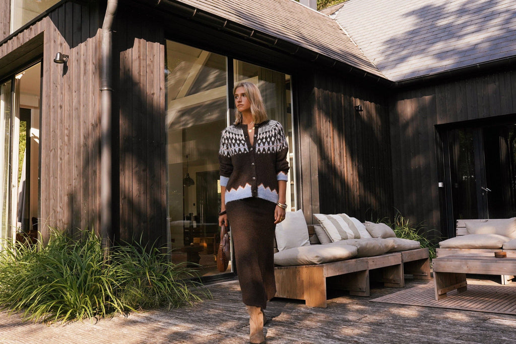 Rafa cardigan: Brown
