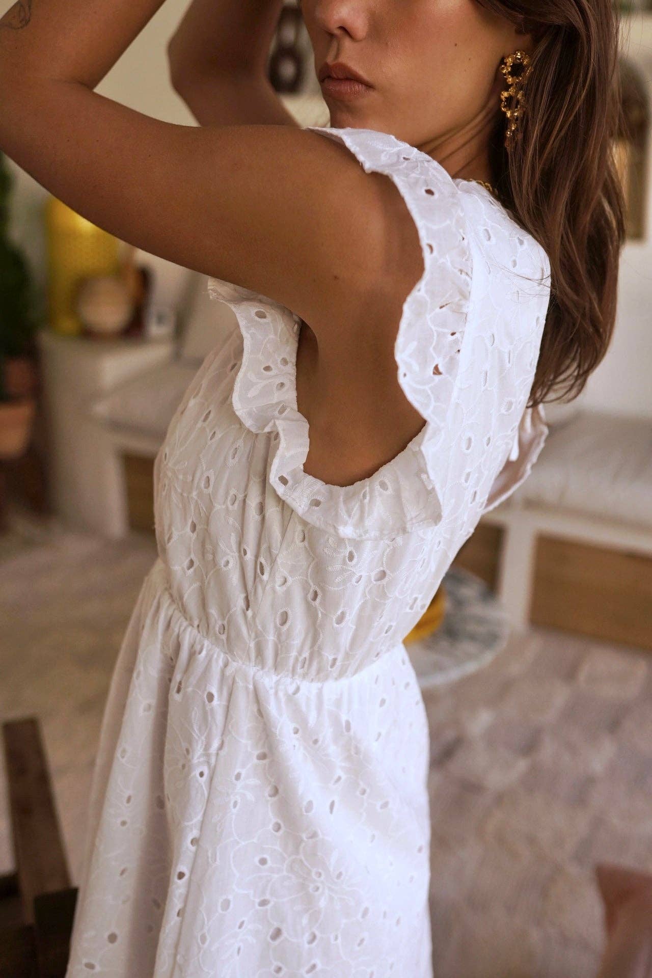 Rosalia Dress: White