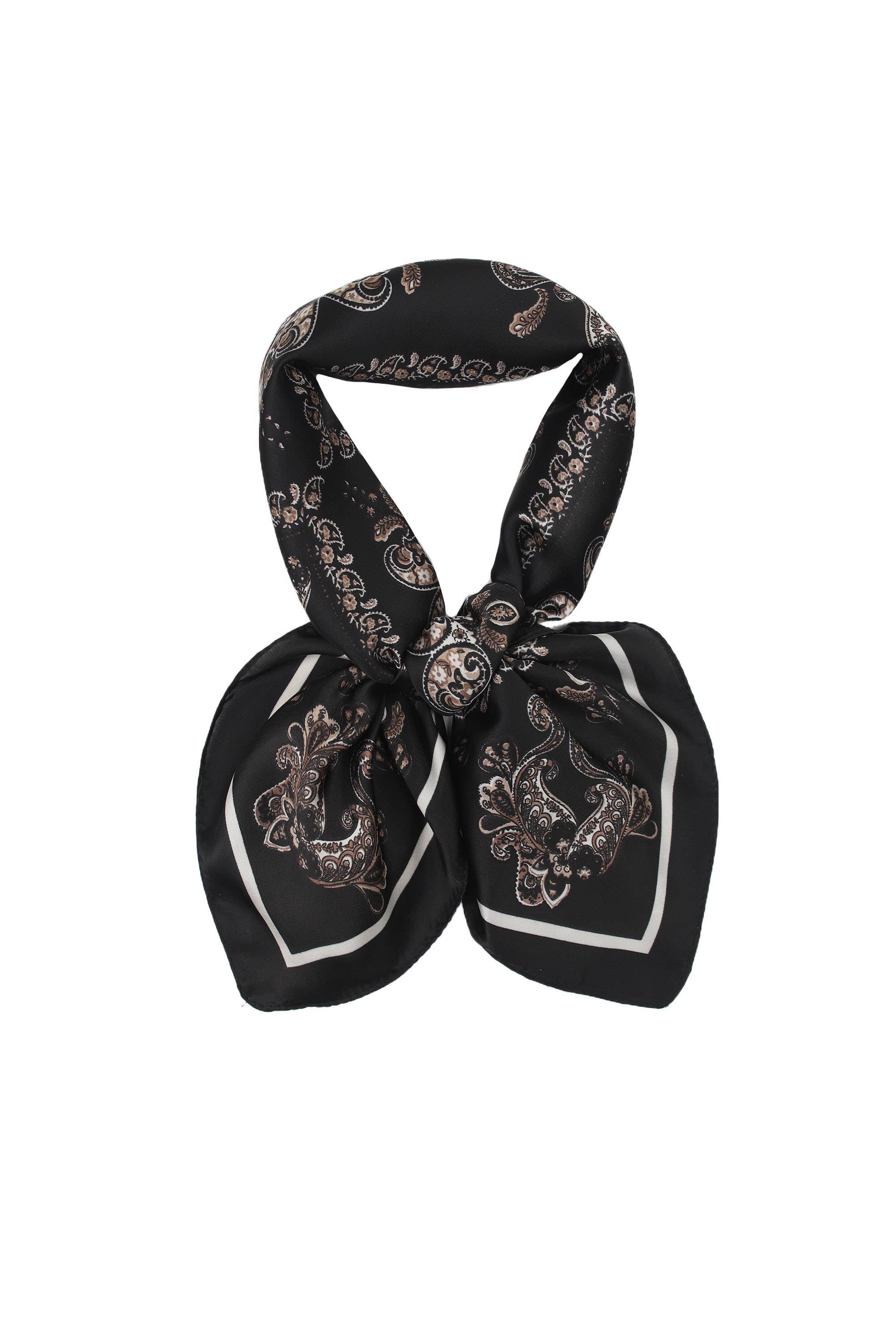 Small Silk-Touch Square: Black