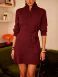 Nives dress: Bordeaux