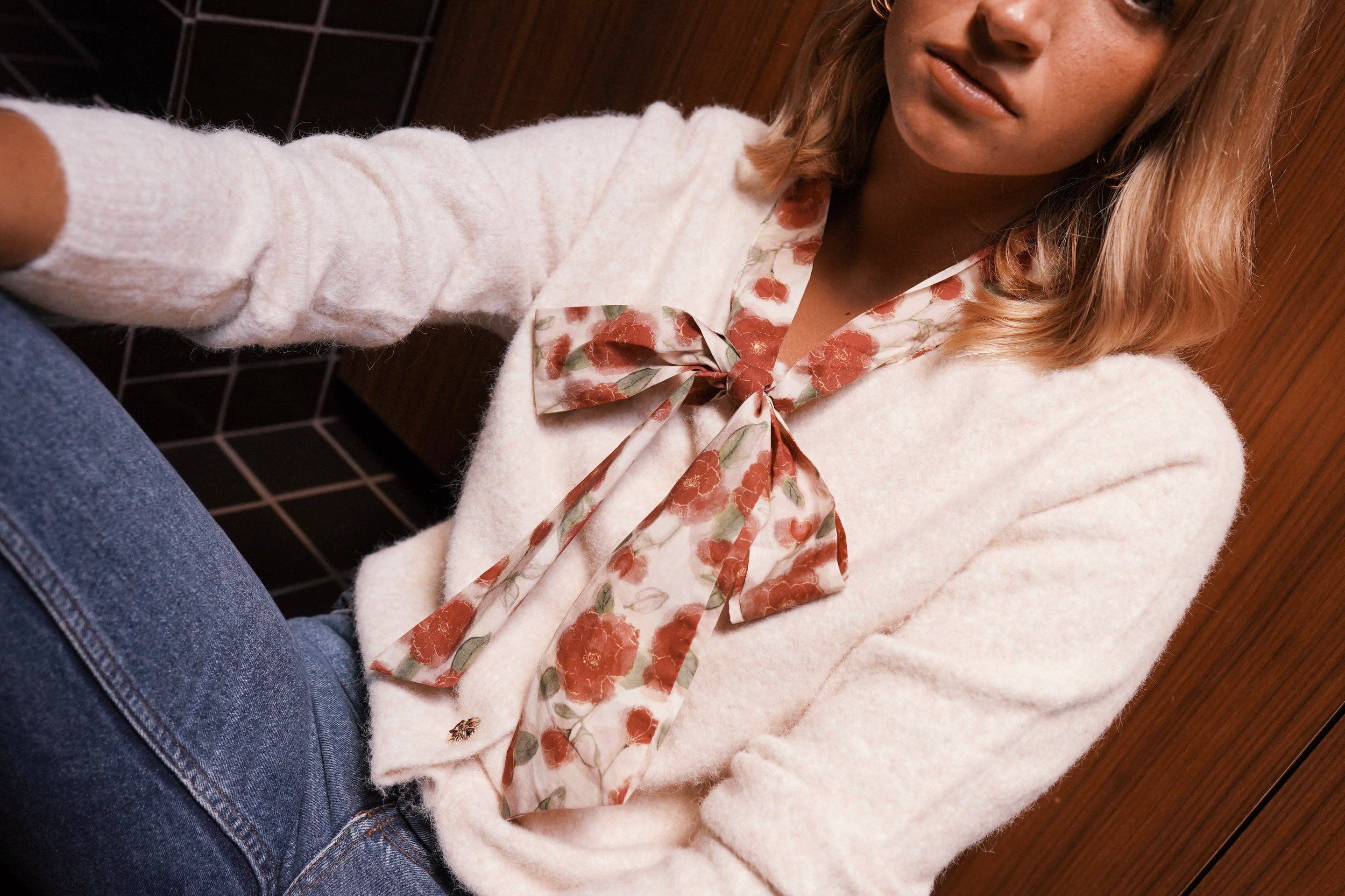 Colombe Cardigan: Blanc