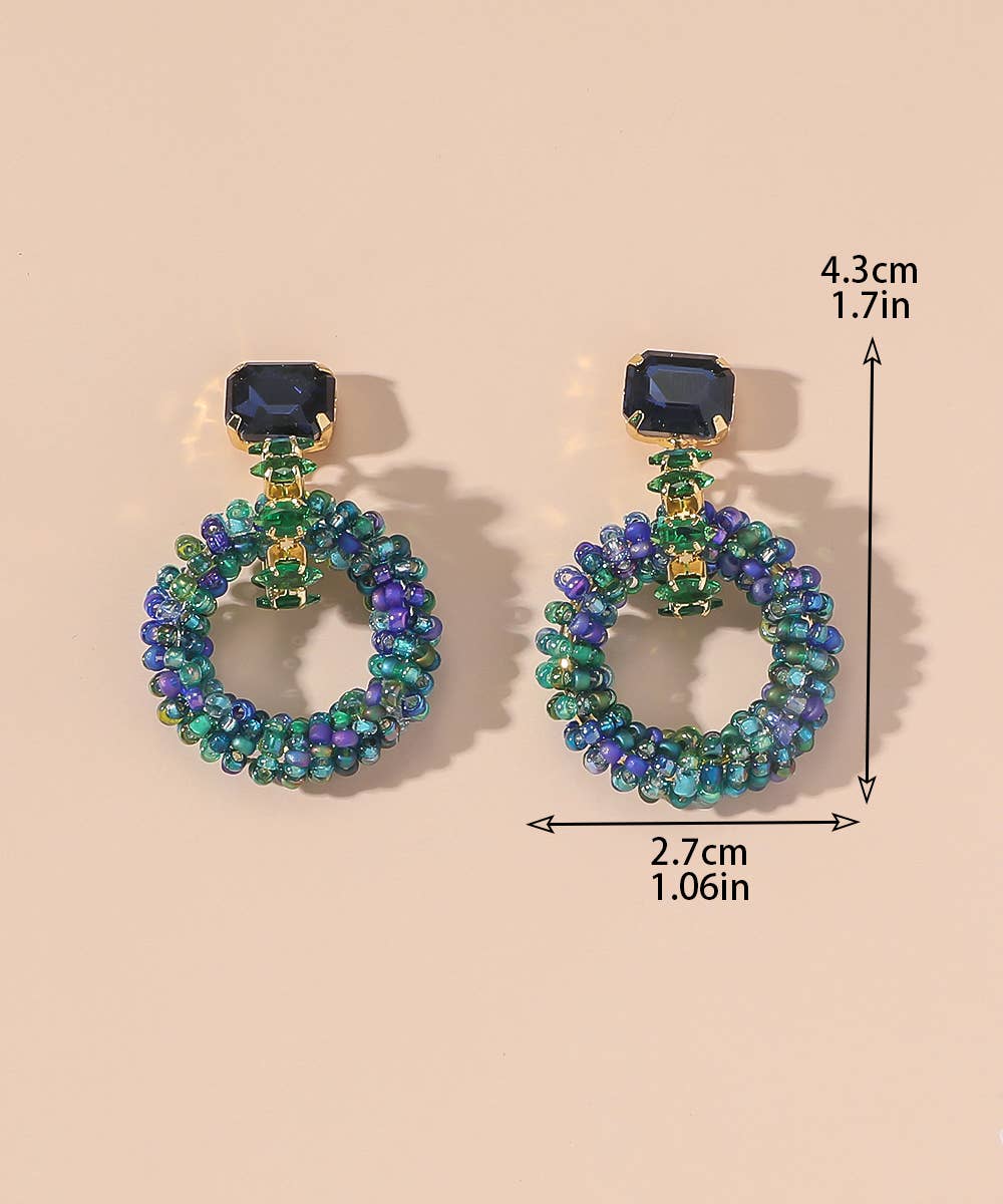 Stud earrings Blue