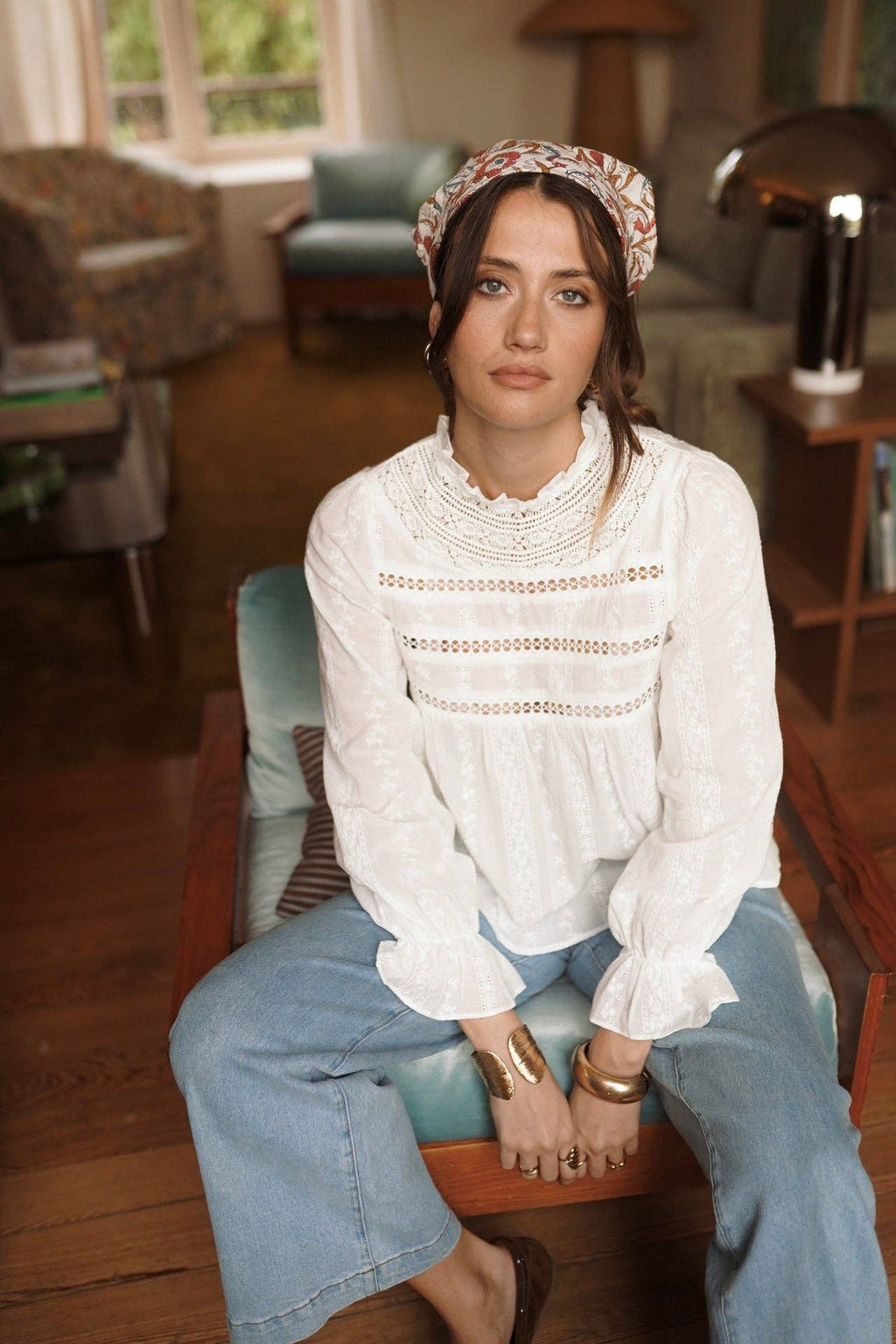 Zoeva blouse: White