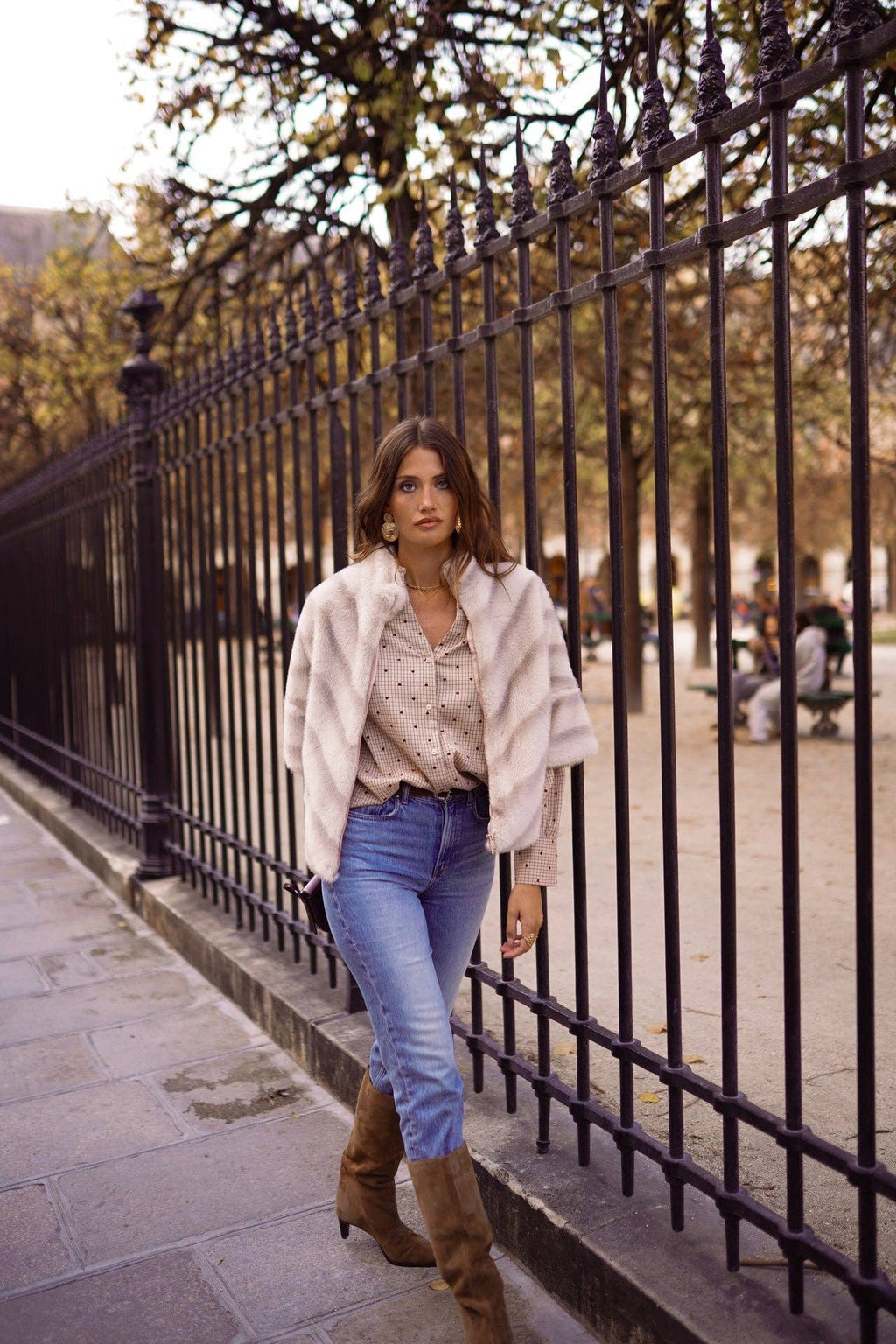 Perla coat: Ecru