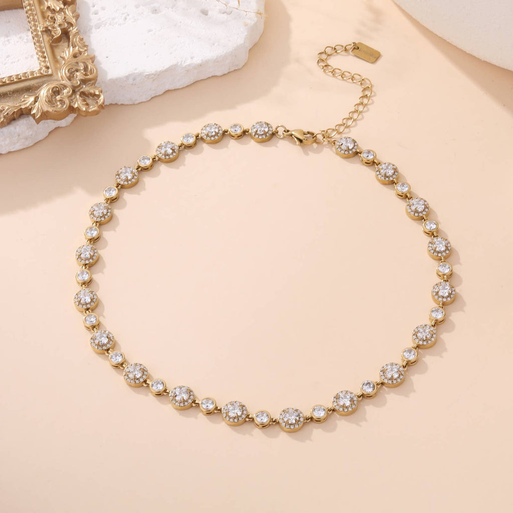 Necklace - Oriane: Gold
