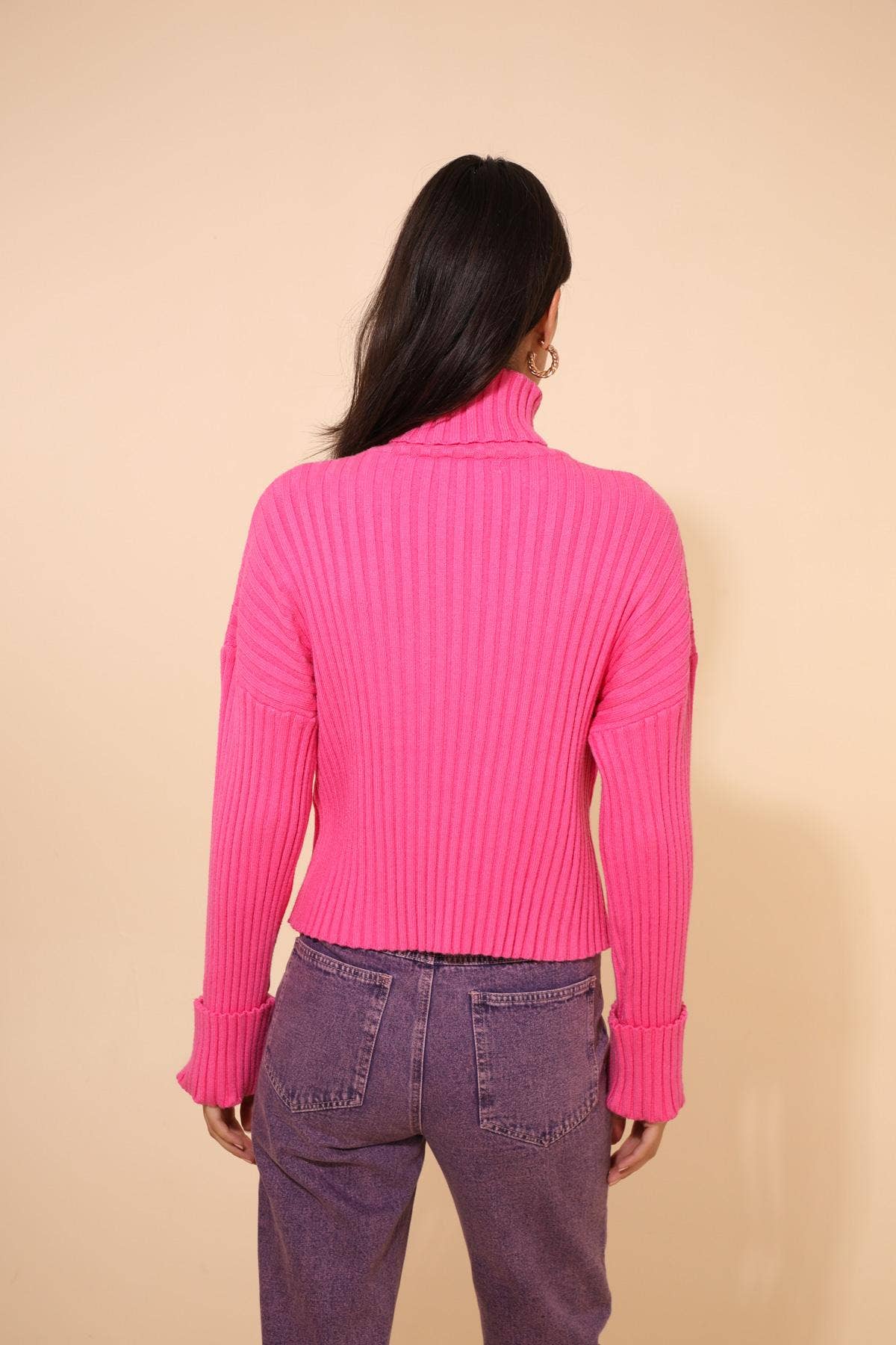RIB KNIT SWEATER