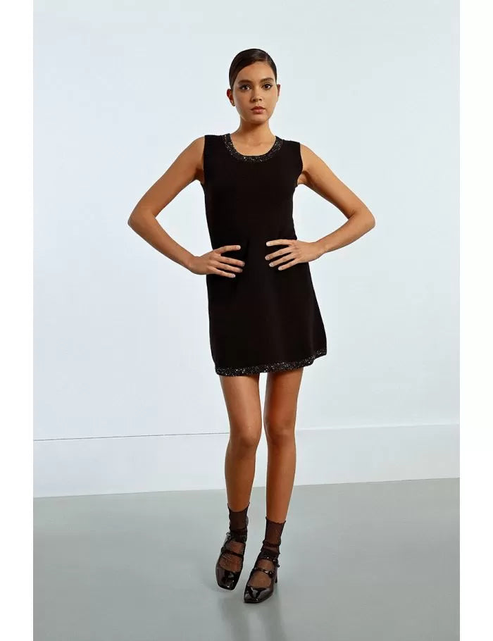 Knitted skater dress