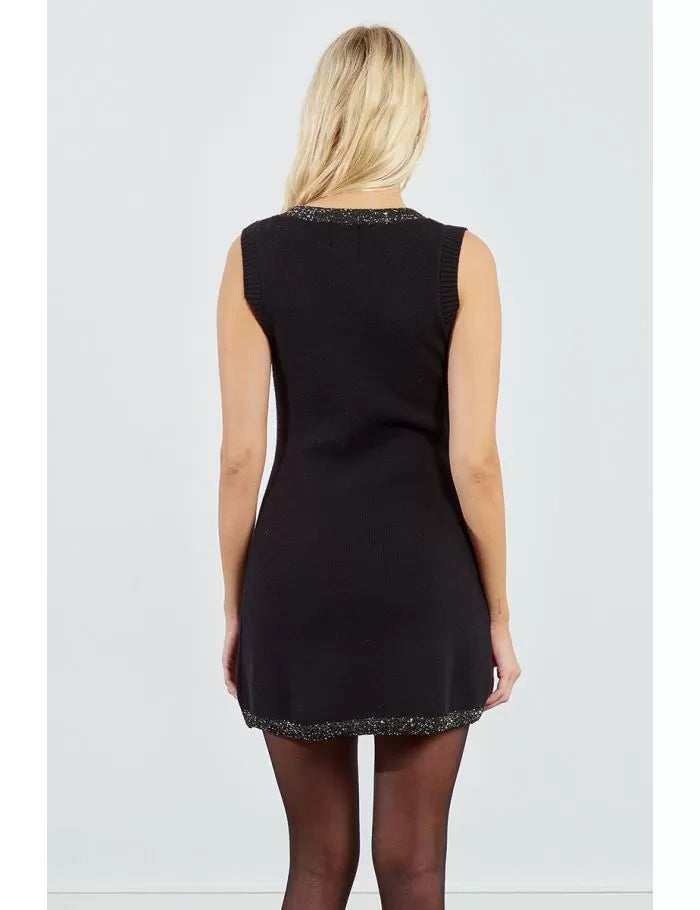 Knitted skater dress