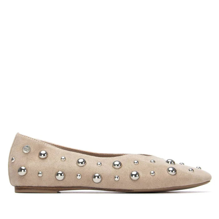 Xti ballerina with stud detail