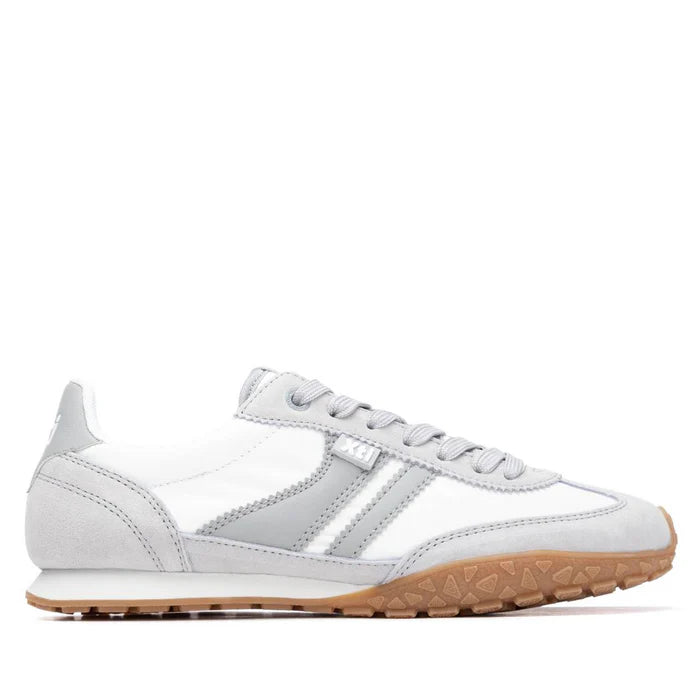 Light grey and low profile trainer