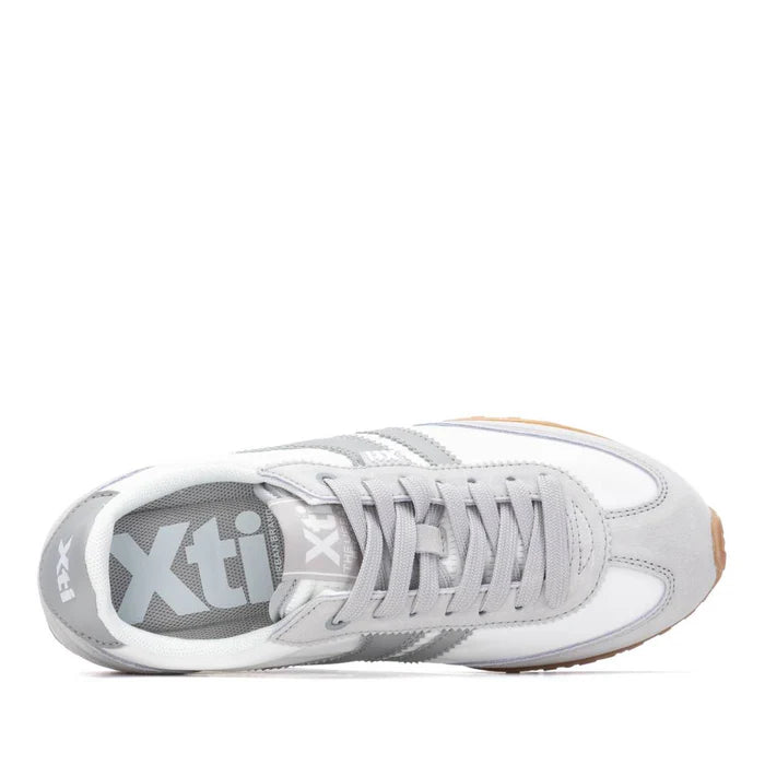Light grey and low profile trainer