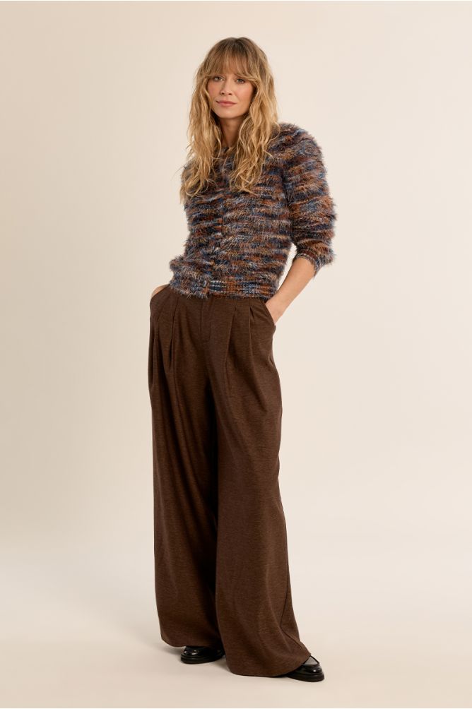 Brushed knit Cardi