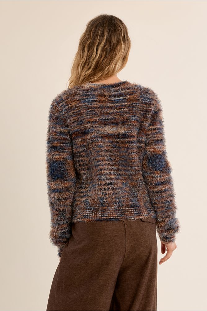 Brushed knit Cardi