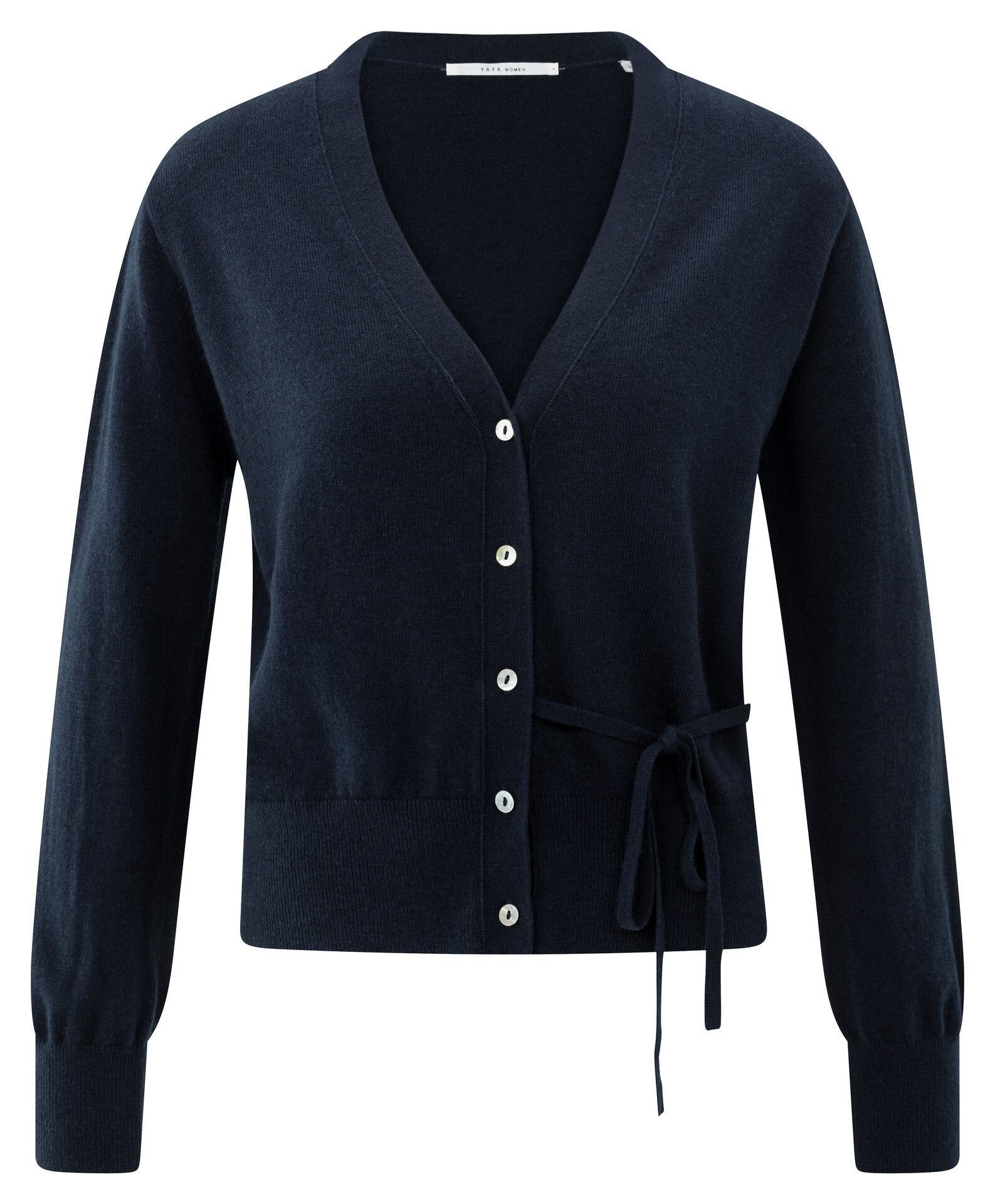 Cardigan with tie waist