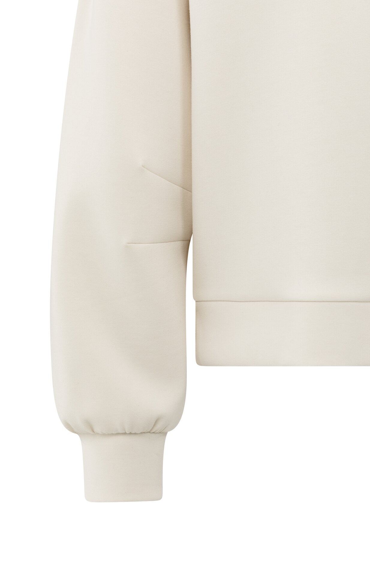 Polo style sweat shirt