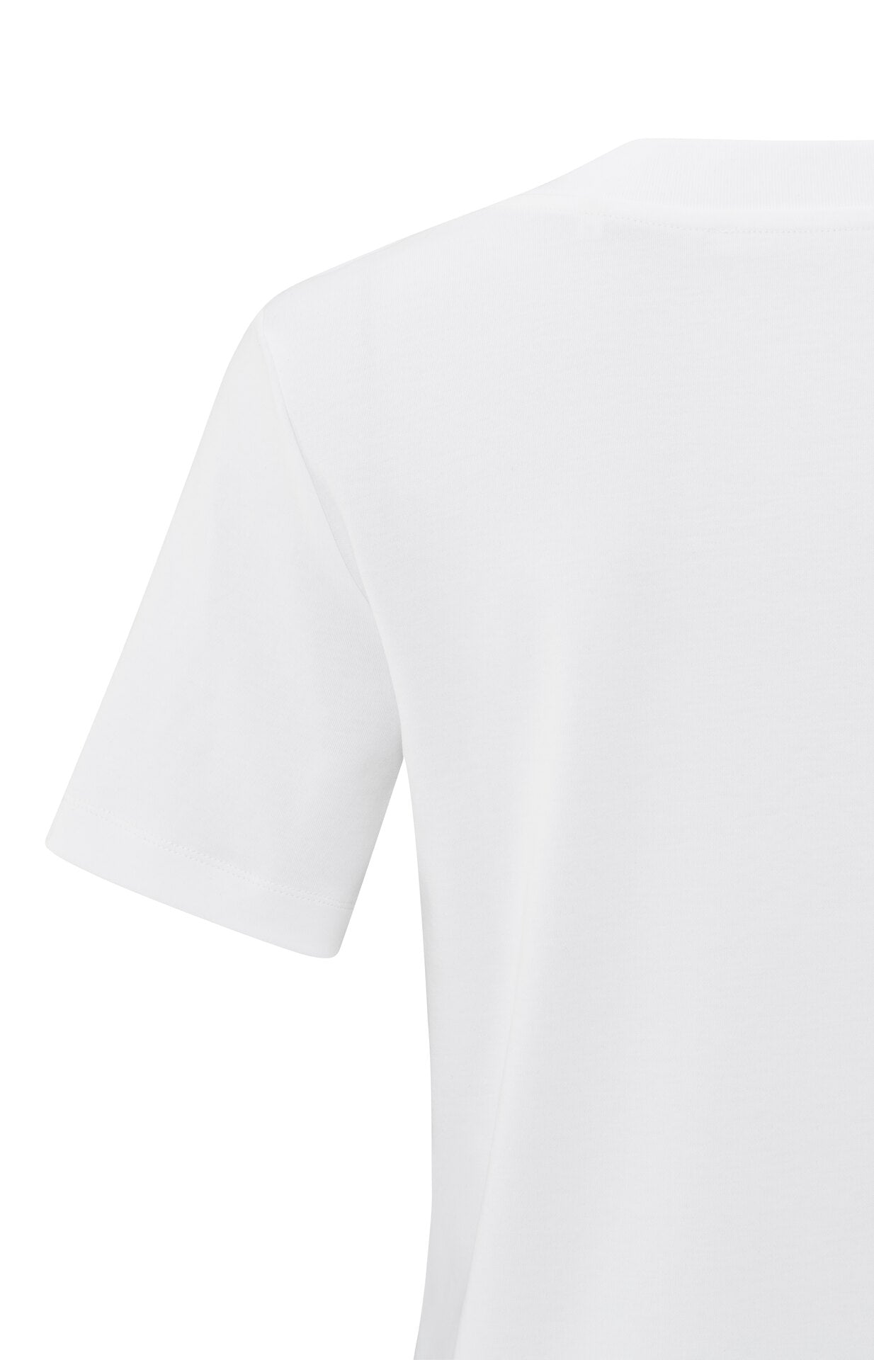 V neck yaya t shirt in pure white