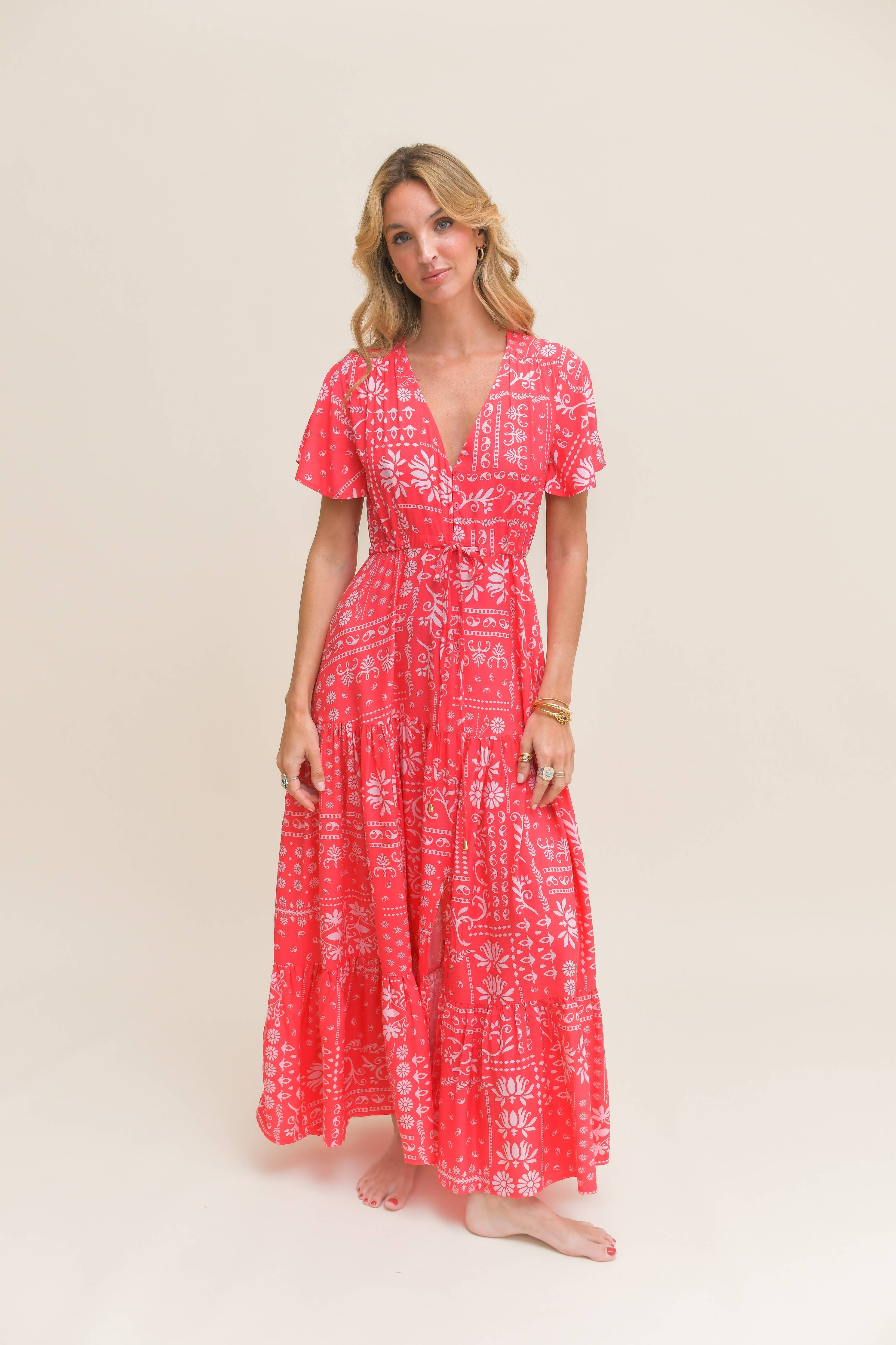 HIBISCA PRINT ALISSIA MAXI