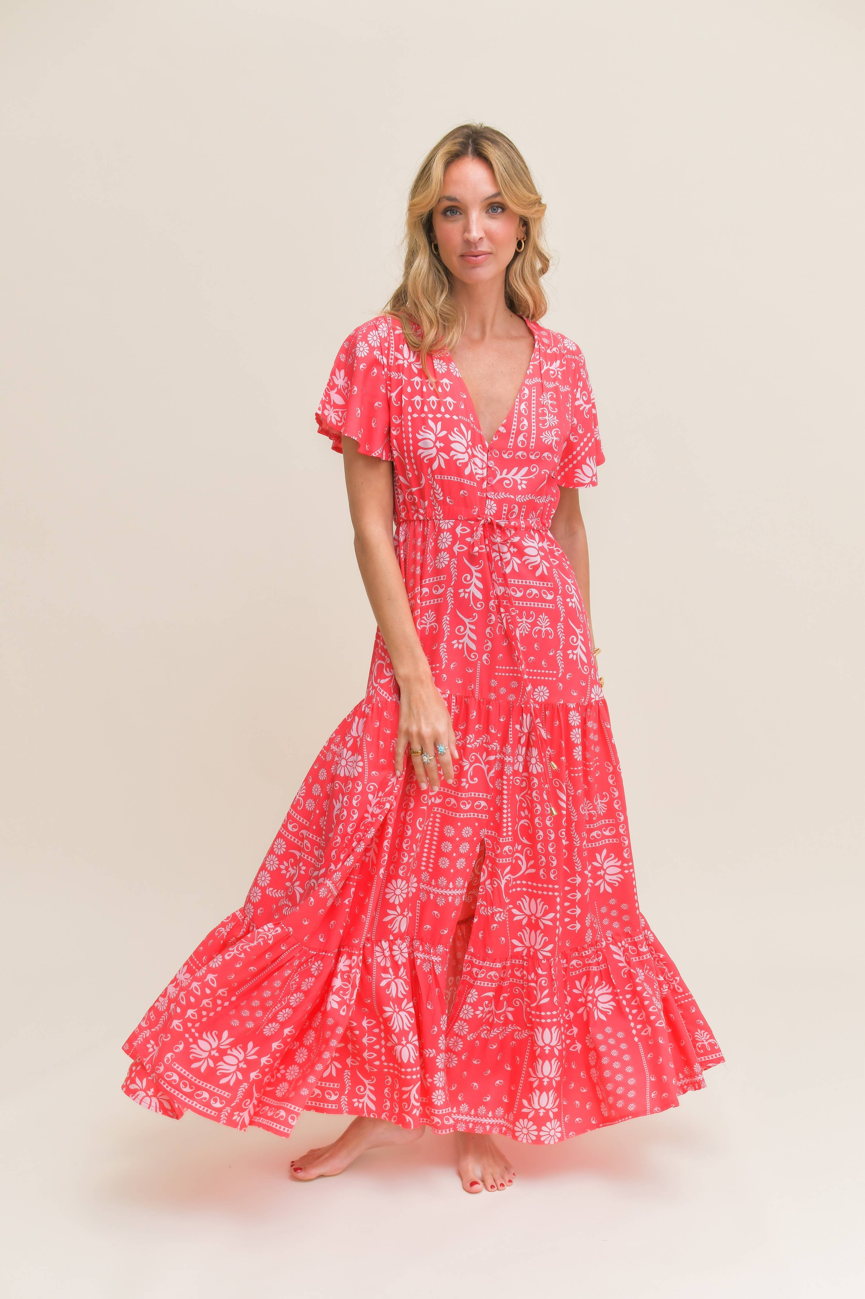 HIBISCA PRINT ALISSIA MAXI