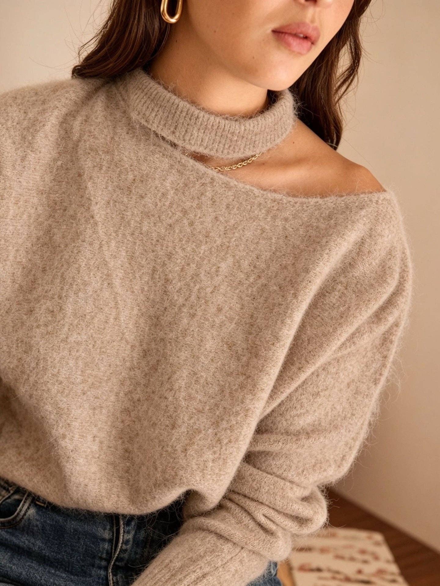 Naël sweater: cream