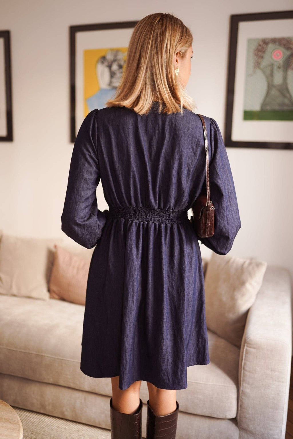 Tilla dress: Marine