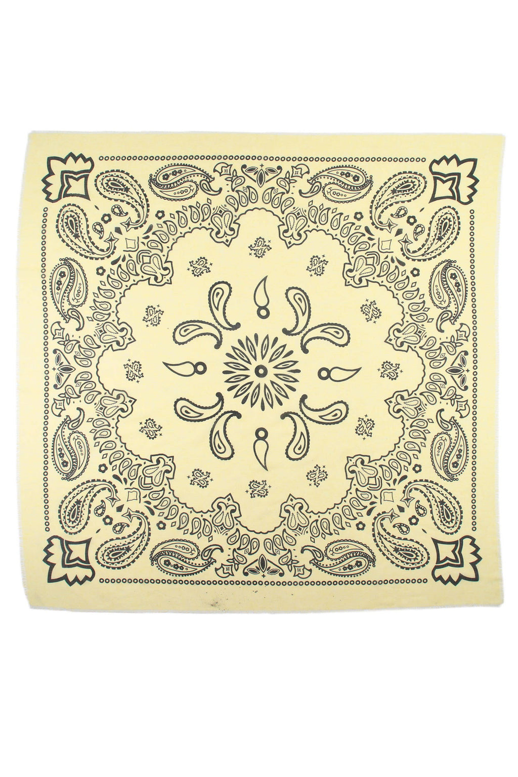 PAISLEY PRINT SCARF: Yellow