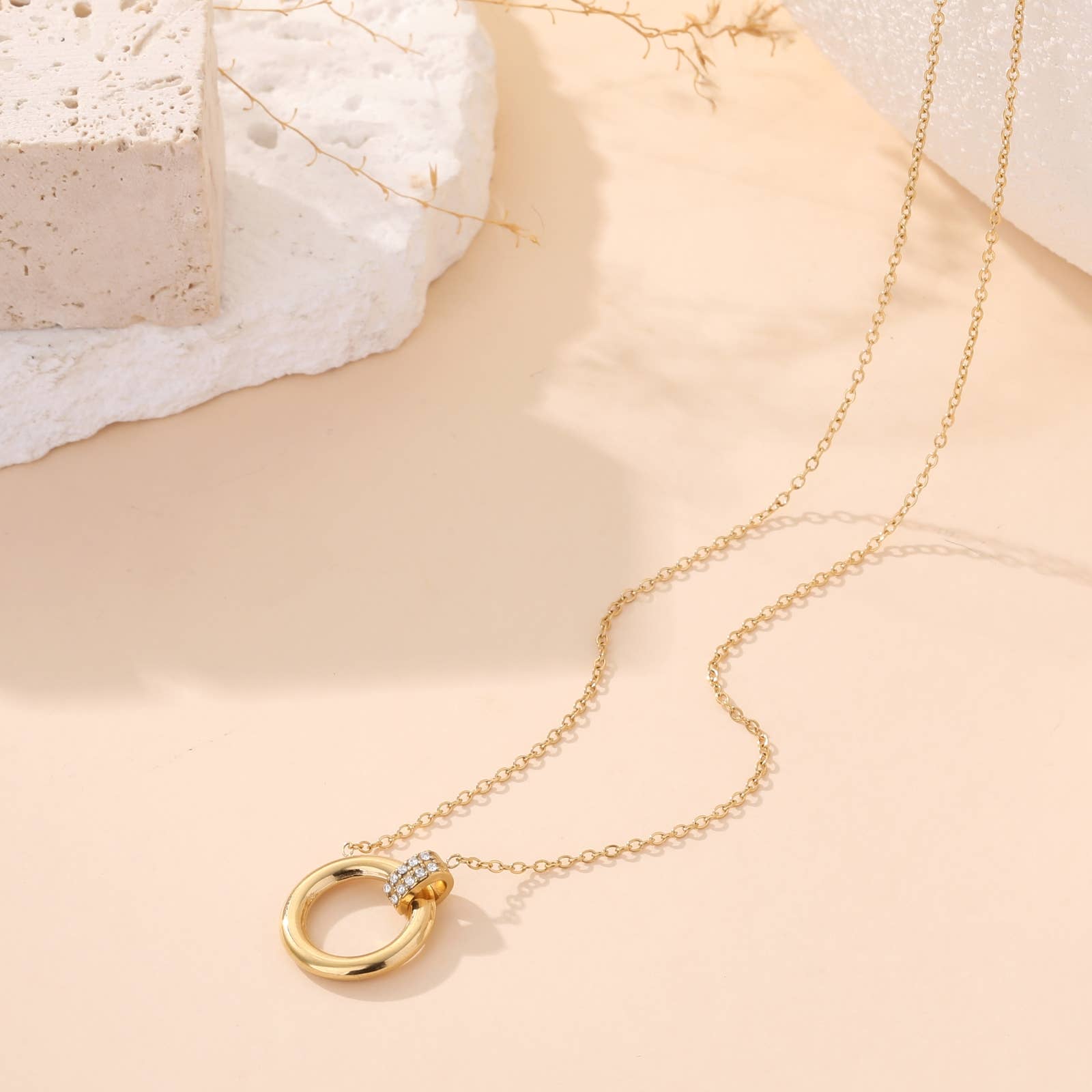 Necklace - Cinzia: Gold