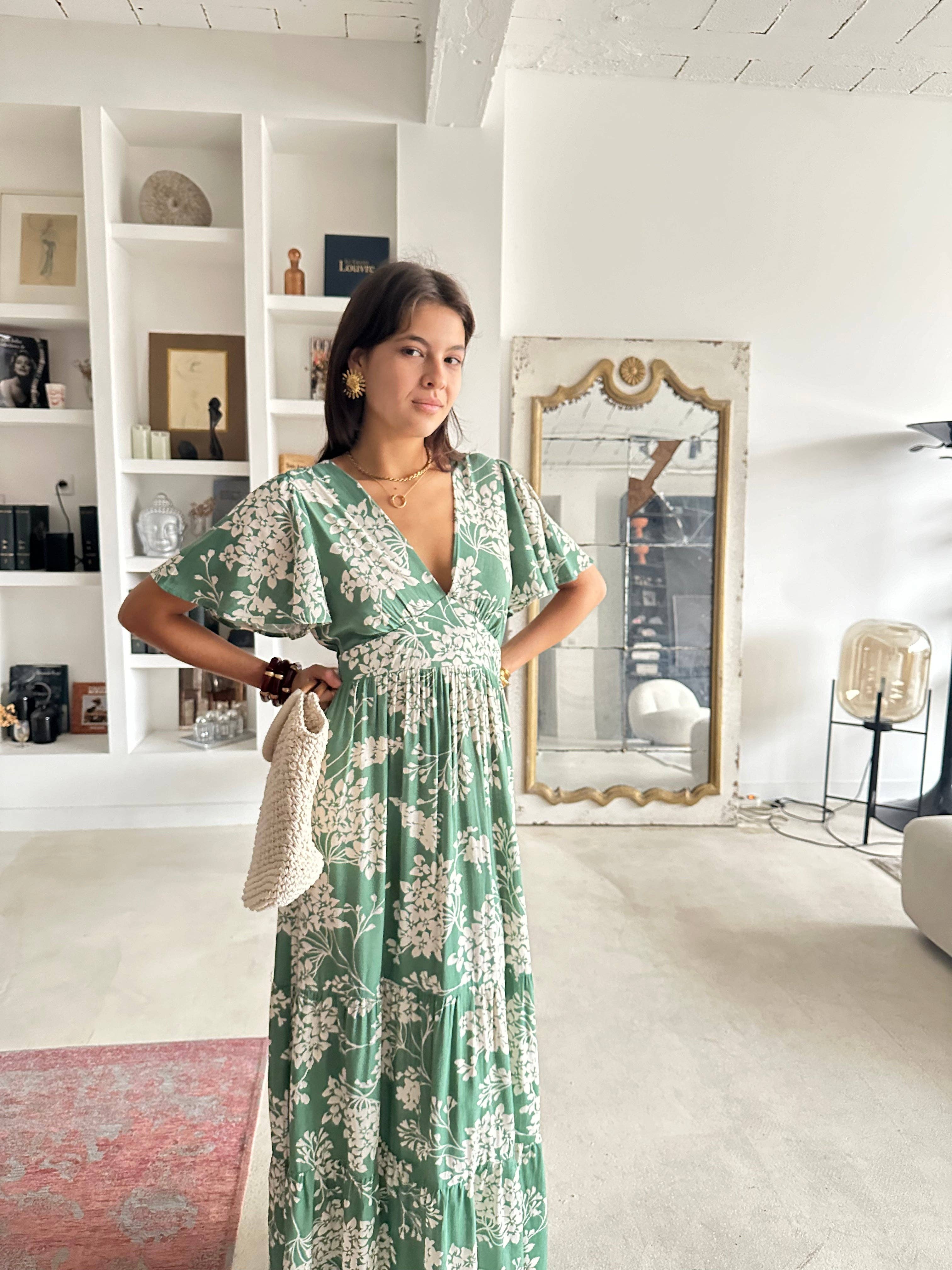 Alia dress: Green