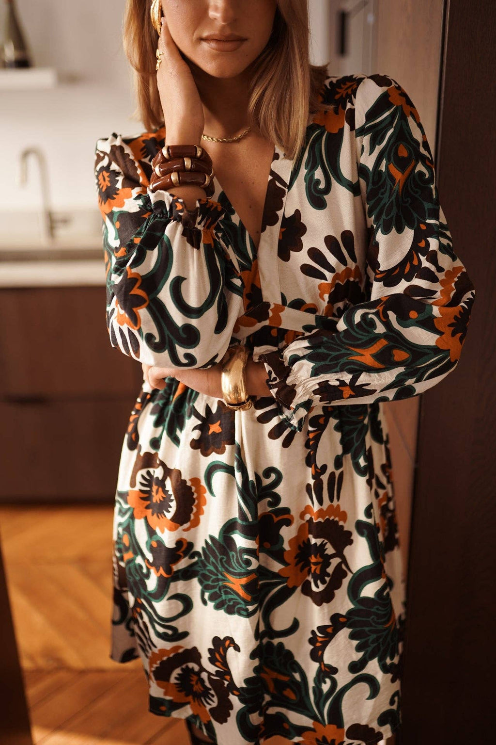 Marley dress: Fir Green