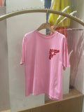 Parisian T-shirt Le Marais Graphic on Back: Pink
