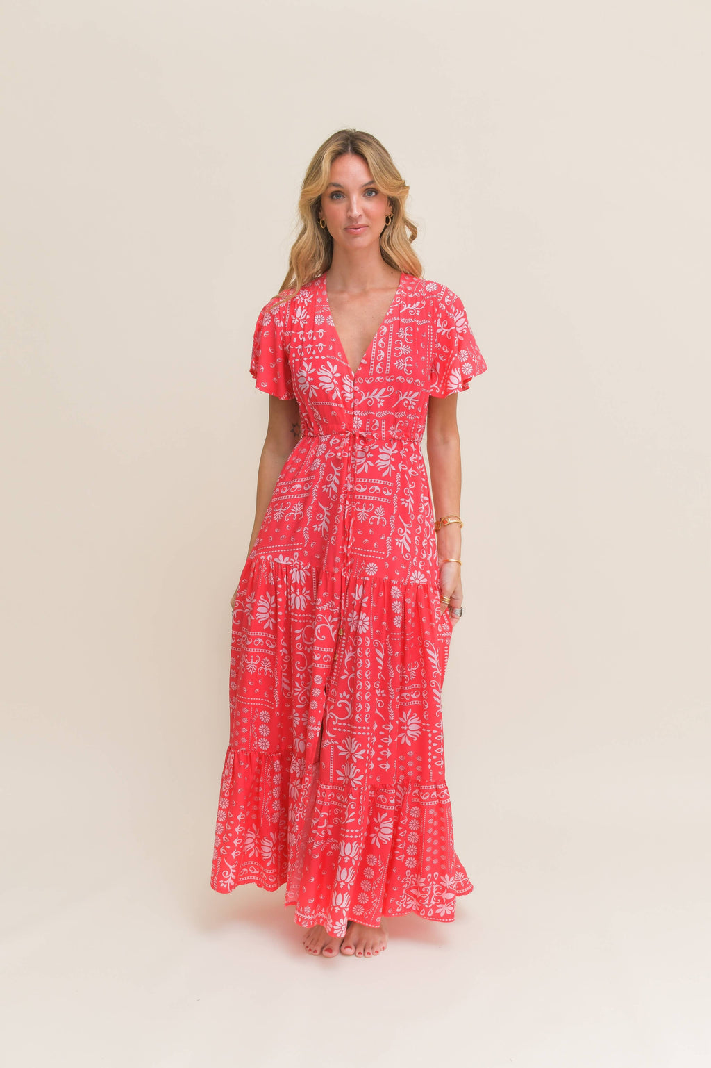 HIBISCA PRINT ALISSIA MAXI