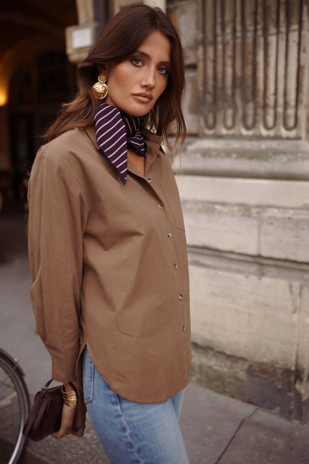 Abi shirt: Camel