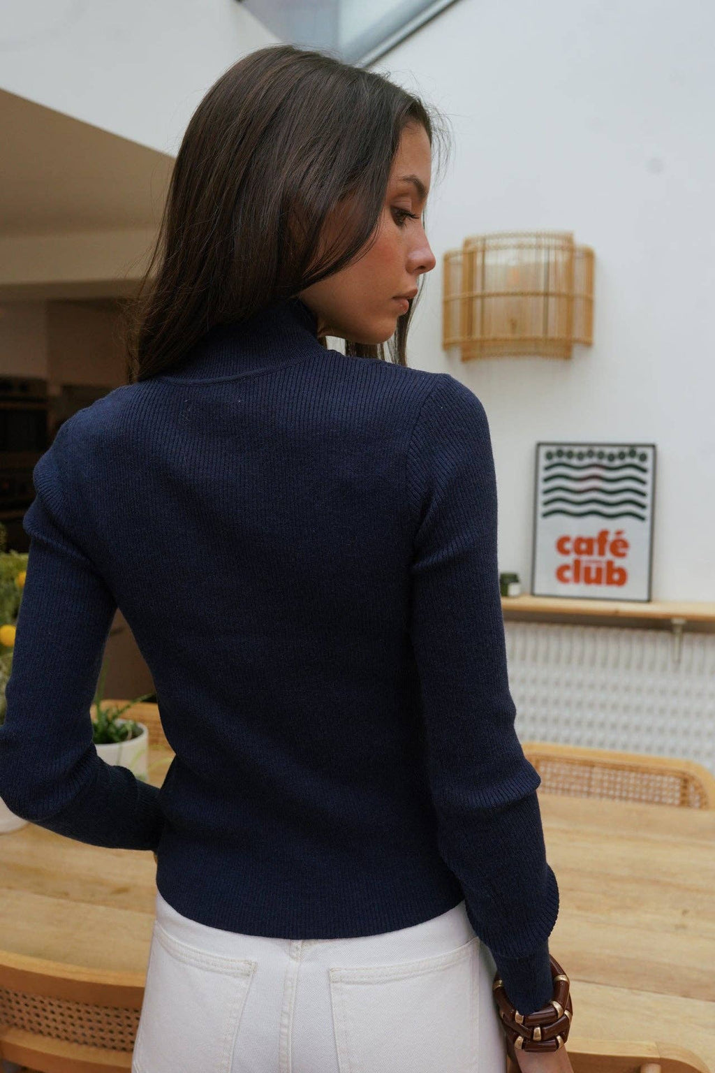 Jade Top: Navy