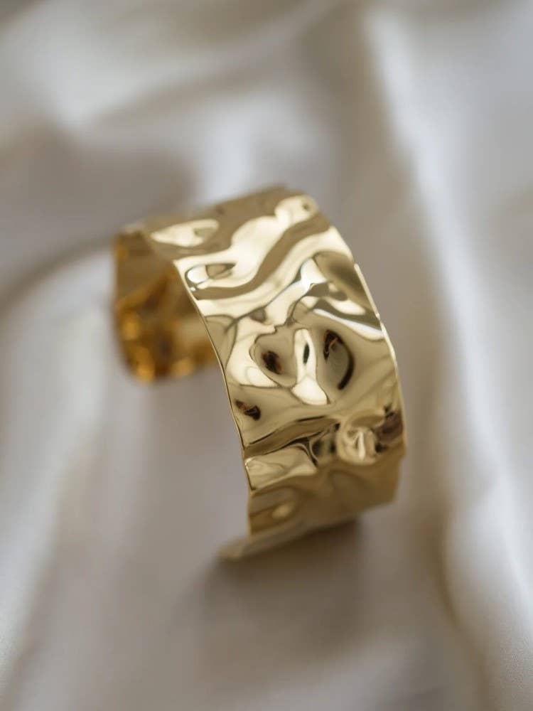 CRACKLE BRACELET - PERSIE: Gold