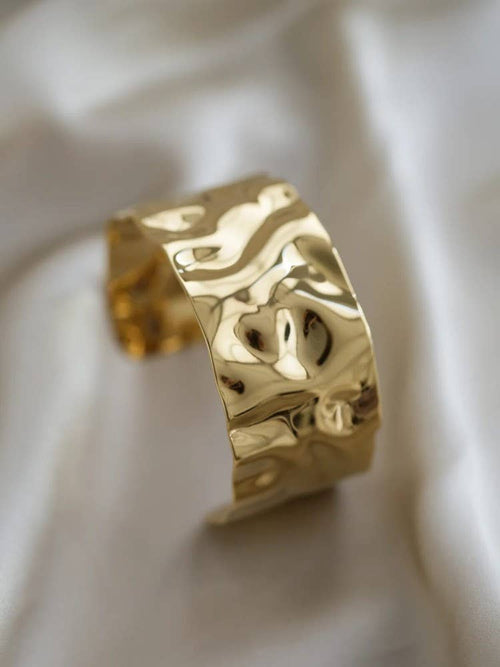 CRACKLE BRACELET - PERSIE: Gold